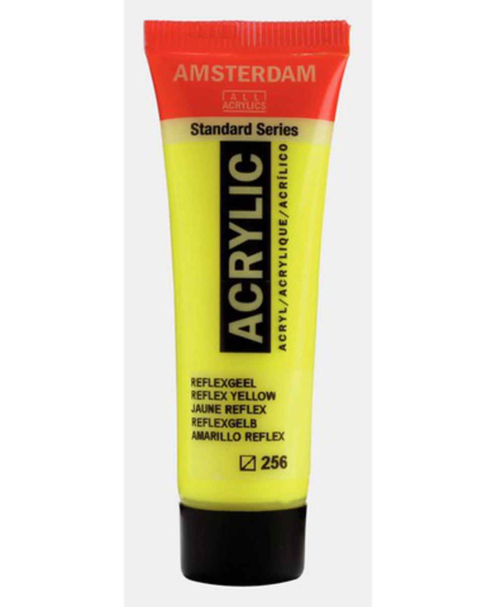 Amsterdam, Acrylic, Art & School, Paint, 20ml, 974510, Reflex Yellow